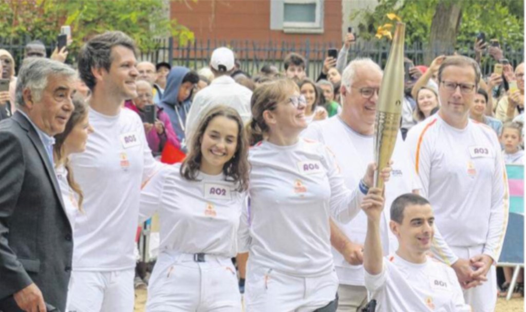 Jonathan porteur de la flamme olympique&nbsp;!